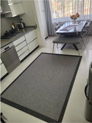 Nevmahall Premium Kalite Makinada Yıkanabilir Kaymaz Taban Antialerjik Wool Sisal Halı