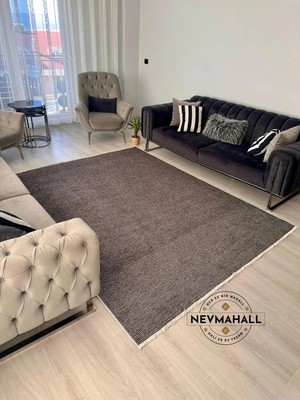 Nevmahall Hisar Serisi Antrasit Akrilik Kilim