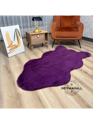 Nevmahall Premıum Kalite Tavşan Peluş Post Kesim Yumuşak Doku Tüy Dökmez Halı