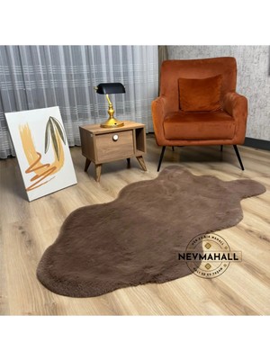 Nevmahall Premıum Kalite Tavşan Peluş Post Kesim Yumuşak Doku Tüy Dökmez Halı