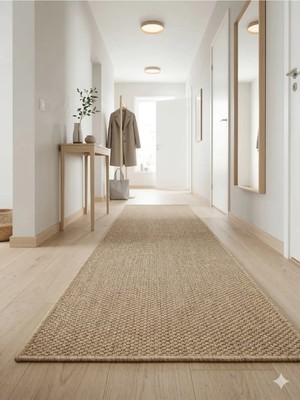 Nevmahall Leke Tutmayan Sık Dokuma Antialerjik Nevsisal Soft Sade Sisal Halısı