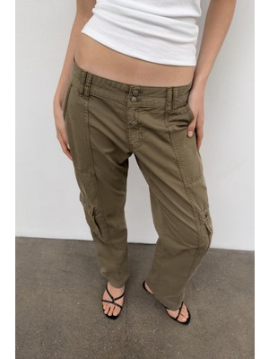 Allbucks Zara, Orta Bel Çok Cepli Kargo Pantolon ABZRA00164