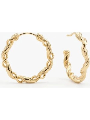 Parla 18K Altın Kaplama Küpe – Model Kp-36
