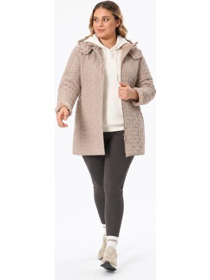 Kapitone Mont, Kaban, Içi Kürklü Kapitone Mont ,büyük Beden Mont, Su Itici Mont