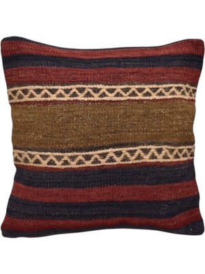 Kilim Antik El Dokuma Kilim Kırlent Yastık Kılıfı 1503 - Yeni - Çok Renkli