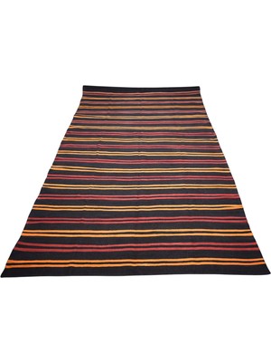 Kilim Antik El Dokuması 9m2 Doğal Karapınar Yörük Yün Kilim 1724 - Yeni - Çok Renkli