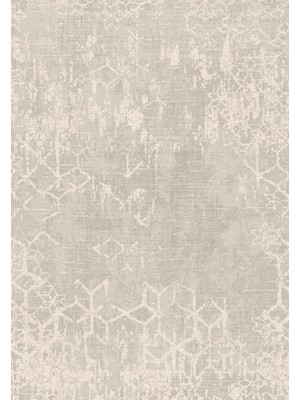 Saraz Halı Modern Bej Ekru Etnik Geometrik Desenli Baskı Şönil Kilim Kaymaz Taban Salon Oturma Odası Yatak Odası Kilimi SH16