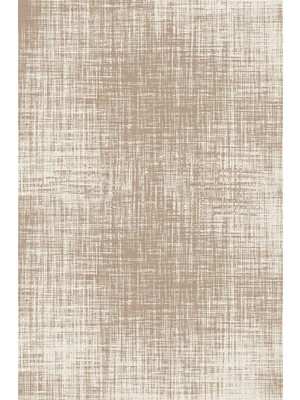 Saraz Halı Kahve Krem Düz Eskitme Desenli Baskı Şönil Kilim Kaymaz Taban Salon Oturma Odası Yatak Odası Kilimi SH20