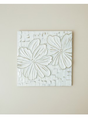 English Home Marsa Polyresin Duvar Aksesuarı 20X20 cm Bej