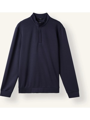 DeFacto Regular Fıt Dik Yaka Yarım Fermuarlı SWEATSHIRT F2821AX26AU