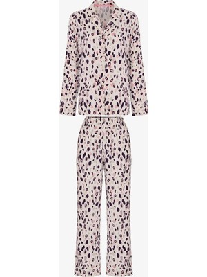 Penti Midnight Mood Uzun Kollu Gömlek Pantolon Pijama Takımı
