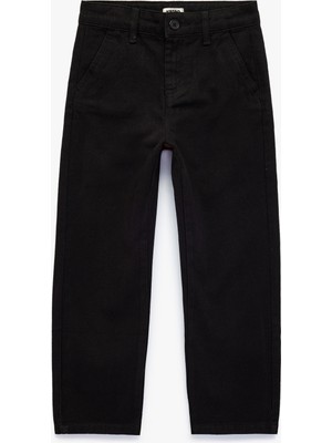 Koton Pamuklu Cep Detaylı Gabardin Chino Pantolon