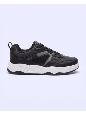 Kappa Couro Erkek Siyah-Gri Sneaker