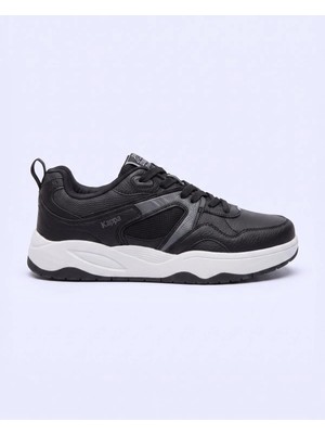 Kappa Couro Erkek Siyah-Gri Sneaker