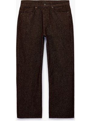 Koton Normal Bel Pamuklu Cepli Loose Fit Jean Pantolon