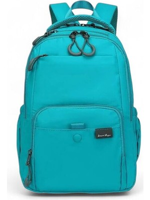 Smart Bags Uniseks Ekstra Hafif Orta Boy Sırt Çantası BC 3243 - Turkuaz Su İtici Tekstil Malzeme