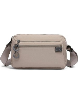 Smart Bags Ekstra Hafif Kumaş Postacı Çantası BC 3148 - Bej