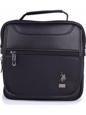 U.S. Polo Assn. PLEVR6759 Siyah Evrak Çantası Poliüretan Malzeme ile Şık Tasarım 22cmx22cmx9cm