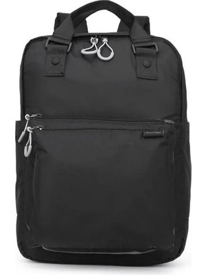 Smart Bags Ekstra Hafif Kumaş Unisex Sırt Çantası K21-3203 - Siyah