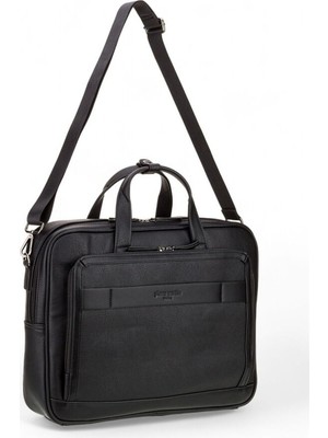 Pierre Cardin Siyah 01pc00111 Erkek Laptop Evrak Çantası Şık Görünüm ve Ergonomik Tasarım ile İş Kullanımı İçin