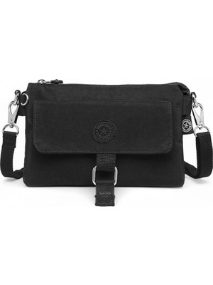 Smart Bags Krinkıl Kumaş Mini Çapraz Çanta BC 1147 - Siyah