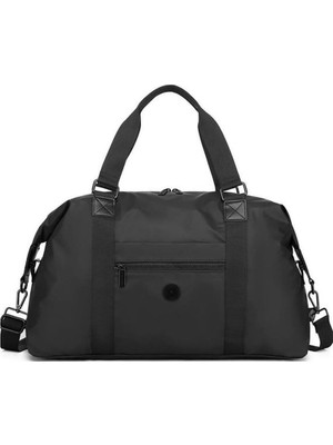 Smart Bags Uniseks Spor Seyahat Çantası 8659 Suya Dayanıklı Siyah Gumi Kumaş Özellikli