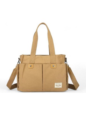 Smart Bags Kanvas Omuz Çantası BC 1307 - Camel