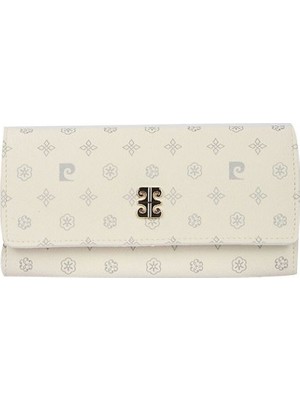 Pierre Cardin Monogram Ekru Kadın Portföy & Clutch Çanta 06PC23Y704-MN