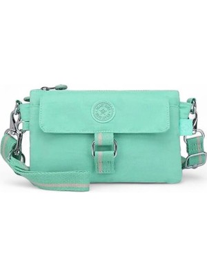 Smart Bags Krinkıl Kumaş Mini Çapraz Çanta BC 1147 - Açık Yeşil
