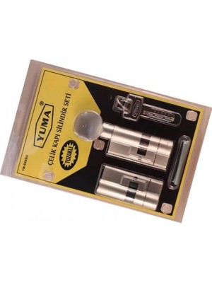 Marsilyan™- 68MM Mandallı Çelik Kapı Tuzaklı Barel Seti - Sarı