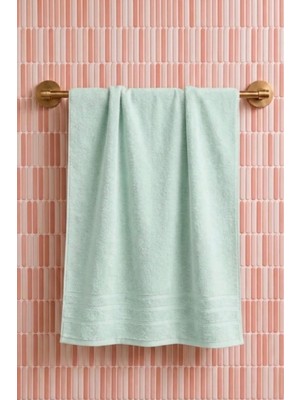 Anılsan Melina Banyo Havlusu 70X140 cm - Mint Yeşili %100 Pamuk