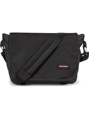 Eastpak Unisex Postacı Çantası Siyah Omuz Askılı Çapraz Çanta Geniş Bölmeli Günlük Okul Çantası