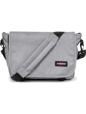 Eastpak Unisex Postacı Çantası Gri Omuz Askılı Çapraz Çanta Geniş Bölmeli Günlük Okul Çantası