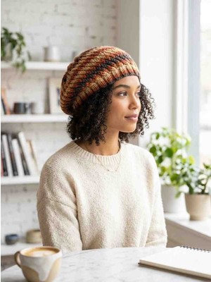 Reyn Handmade El Örgüsü Ressam Model Bere – Sıcak, Şık ve Özgün Tasarım