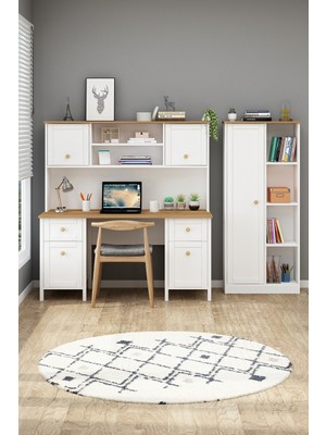 Avmpark Sobre Çalışma_masası Çalışma Masası+ Kitaplık