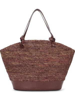 Staud Raffia Plaj Çantası