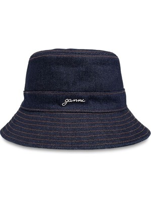 Ganni Denim Bucket Şapka