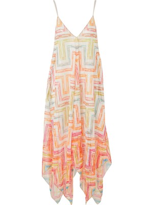 Missoni Chevron Desenli Maxi Elbise