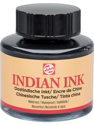 Talens Waterproof Indian Ink Çini Mürekkebi 30ML Siyah RT44257002