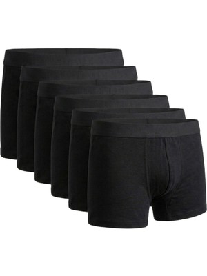 JTAW26BXR1901 128 By Namaldı %90 Pamuk %10  Elastanlı Erkek 6'lı Janti Boxer