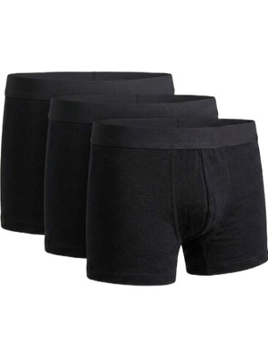 JTAW26BXR1897 128 By Namaldı %90 Pamuk %10  Elastanlı Erkek 3'lü Janti Boxer