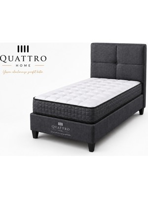Quattro Home  Benorda Premium Yatak Seti Orta Sert Bonel Yaylı Ortopedik Tek Kişilik Yatak Takımı