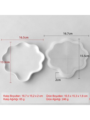 Silabor Alçı ve Beton Döküm Için Silikon Kalıp – Dayanıklı, Esnek ve Tekrar Kullanılabilir - Kolay Çıkarma - Yüksek Kalite 1 Adet