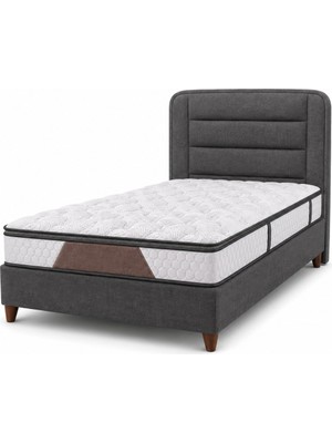 Quattro Home  Veroke Premium Yatak Seti Ortopedik Pocket Yaylı Sandıklı Baza Başlık Takımı 30 cm