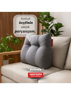Xpermate Belsofa Bel ve Sırt Destek Yastığı Kanepe, Berjer, Tv ve Oyuncu Koltuğu Için Sırt Yastığı
