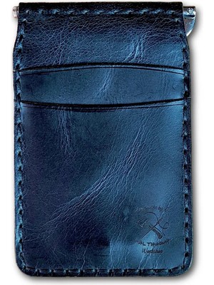 Balthazar Workshop Premium Vejetal Deri Kaplama Klipsli Cüzdan Kartlık Erkek