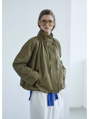 Moda Aksa Ria Premium Selection Bomber Ceket Zeytin