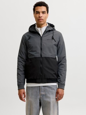 Jack & Jones Jack Jones Erkek Kapüşonlu Bomber Ceket Mont 12200208