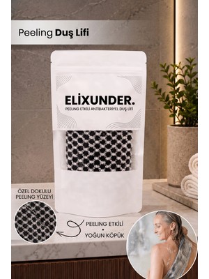 Elixunder Peeling Antibakteriyel Banyo Lifi Banyo Süngeri