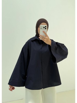 Moda Aksa Basic Gömlek Lacivert